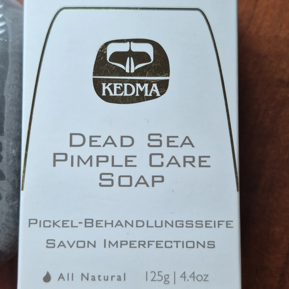 Kedma Dead Sea Pimple Care Soap-New In Package. 4.4 OZ.